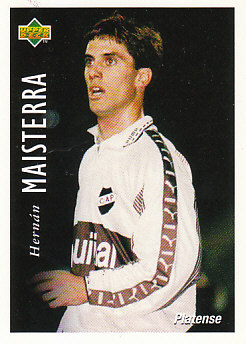 Hernan Maisterra Platense 1995 Upper Deck Futbol Argentina #150